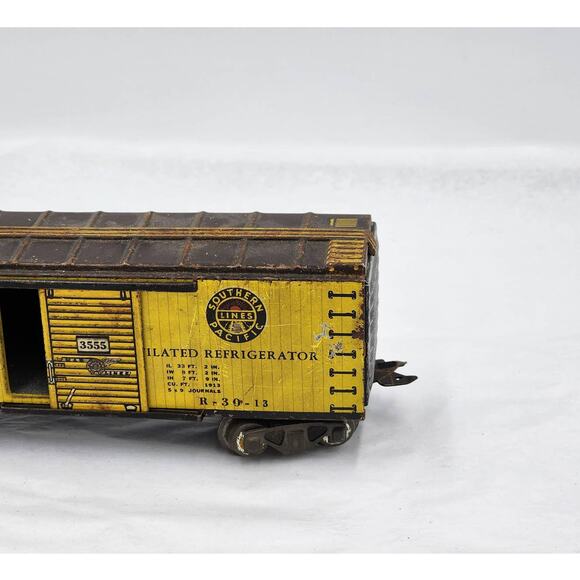 Marx Mar Lines Southern Pacific Lines 35461 Pacific Fruit Express PFE 3555 - Picture 10 of 11